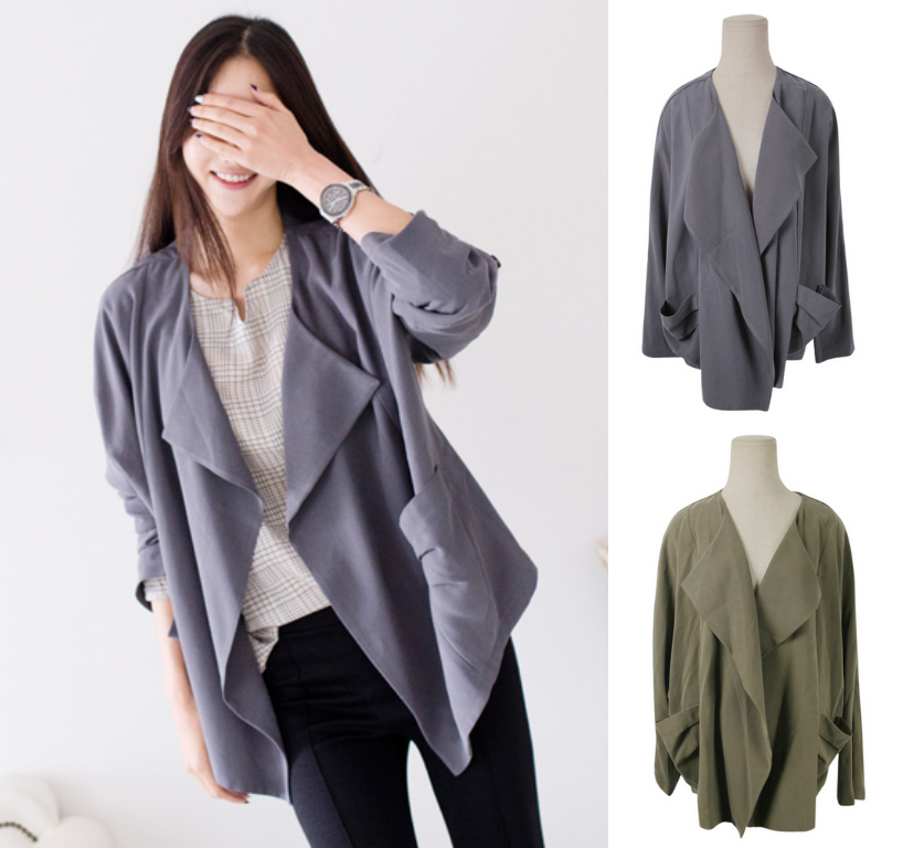 free shipping cardigan jacket outerwear outer grey green khaki autumn fall jumper stylish free shipping cardigan jacket outerwear outer grey green khaki autumn fall jumper stylish